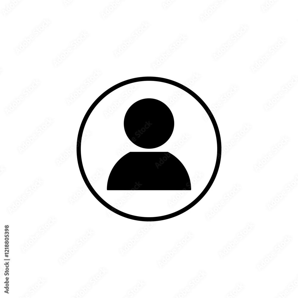 Avatar, user profile, simple flat style, pictogram logo symbol vector illustration, isolated on white for mobile app Avatar, user profile, simple flat style, pictogram logo symbol vector illustration, isolated on white for mobile app