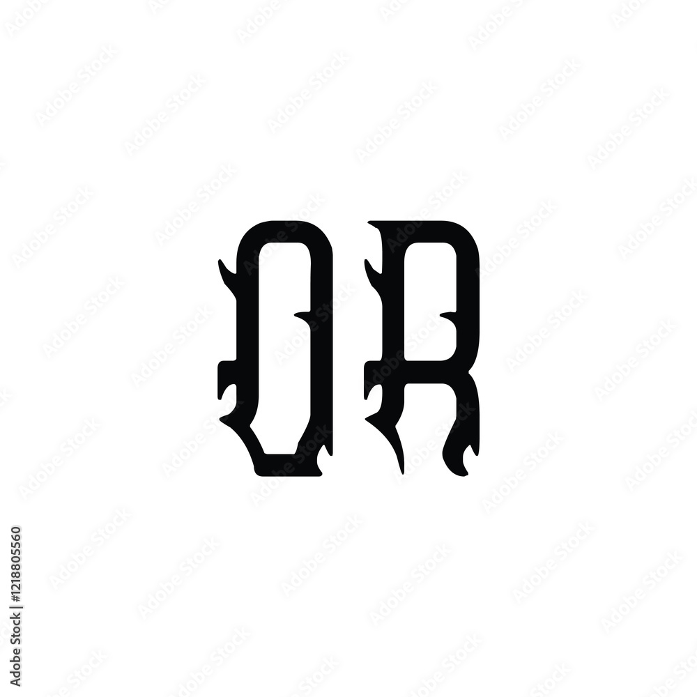 OR monogram logo design letter text name symbol monochrome logotype alphabet character simple logo OR monogram logo design letter text name symbol monochrome logotype alphabet character simple logo