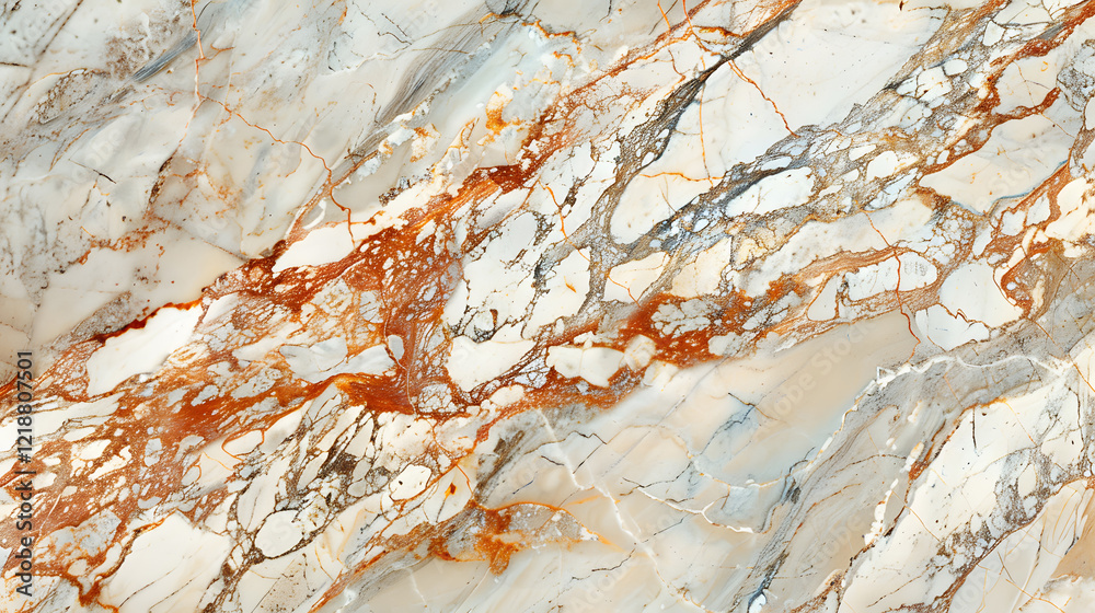 Naklejka premium Beautiful high quality marble with a natural pattern, generative ai