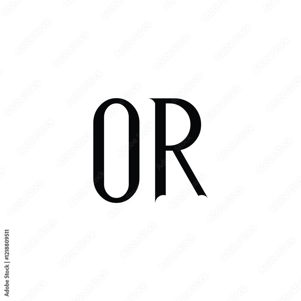 OR monogram logo design letter text name symbol monochrome logotype alphabet character simple logo OR monogram logo design letter text name symbol monochrome logotype alphabet character simple logo