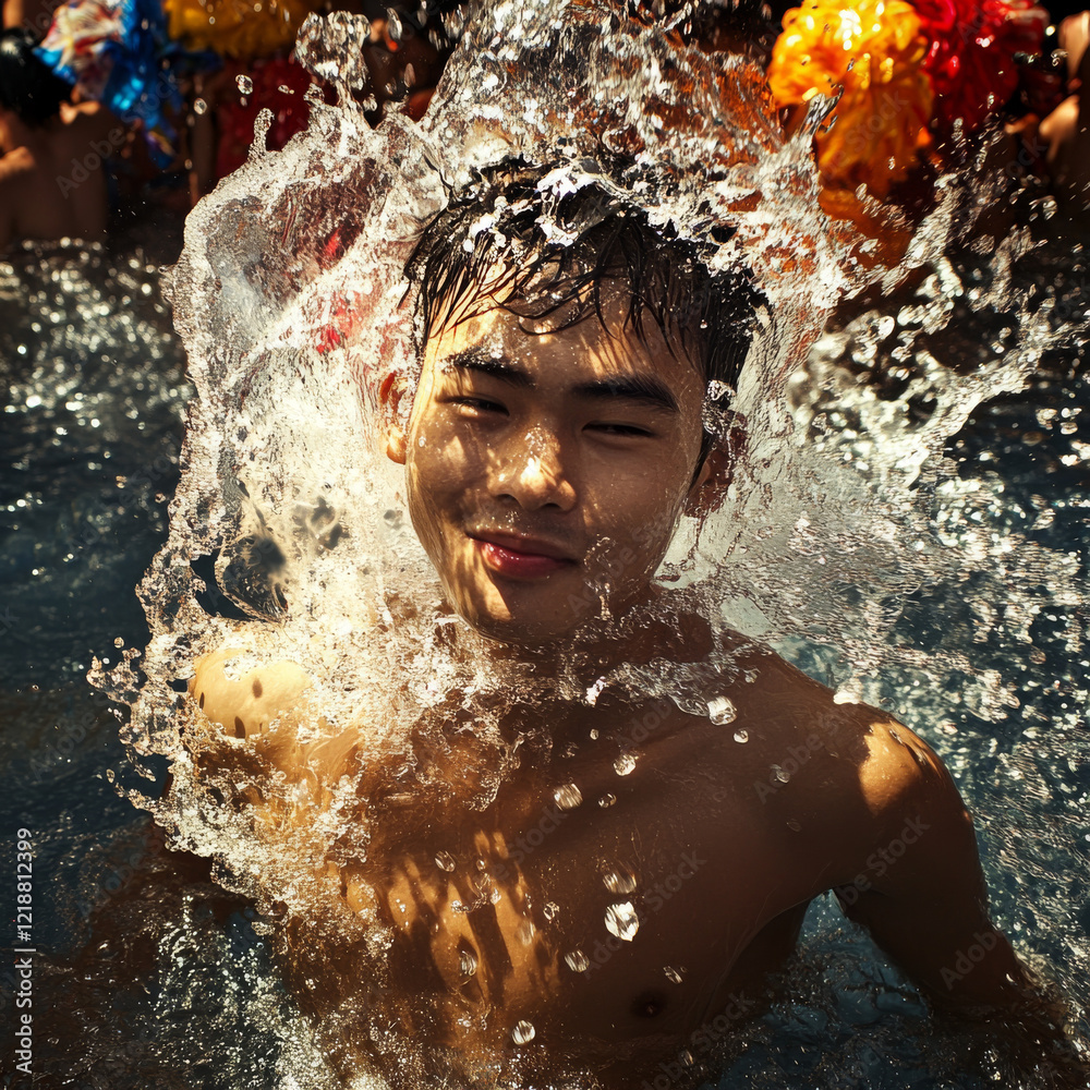 Fototapeta premium photography Songkran day