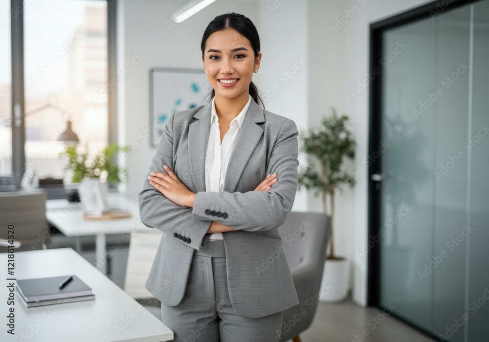 Successful business woman in the office Successful business woman in the office