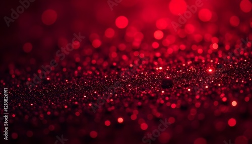 Red Glitter Background Sparkle Texture Image