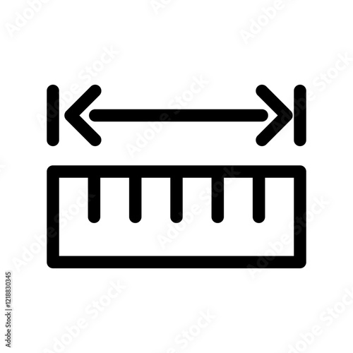 Ruler icon design template