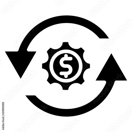 Credit glyph icon