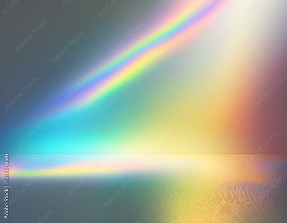 Obraz premium 虹 背景 カラフル 光