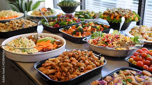 Hosting an office potluck lunch 