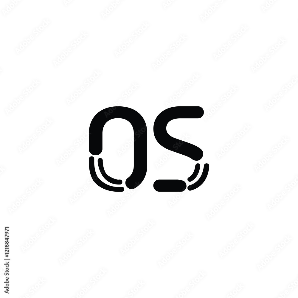 OS monogram logo design letter text name symbol monochrome logotype alphabet character simple logo OS monogram logo design letter text name symbol monochrome logotype alphabet character simple logo