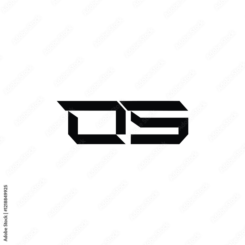 OS monogram logo design letter text name symbol monochrome logotype alphabet character simple logo OS monogram logo design letter text name symbol monochrome logotype alphabet character simple logo
