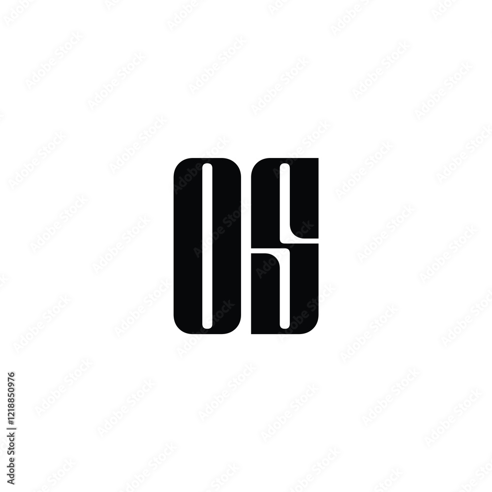 OS monogram logo design letter text name symbol monochrome logotype alphabet character simple logo OS monogram logo design letter text name symbol monochrome logotype alphabet character simple logo