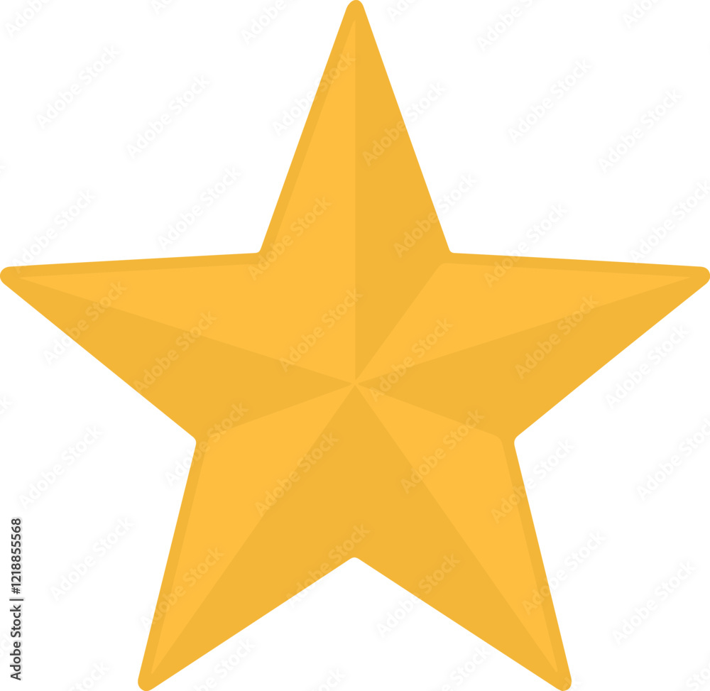 Obraz premium gold star