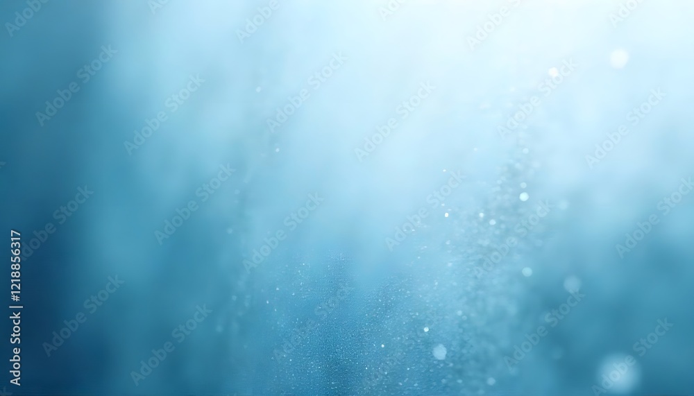 Obraz premium Blue Abstract Background with Sparkling Dust Particles