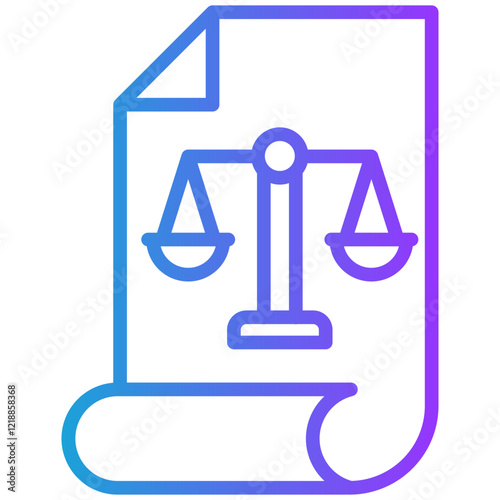 Money Flow line gradient icon
