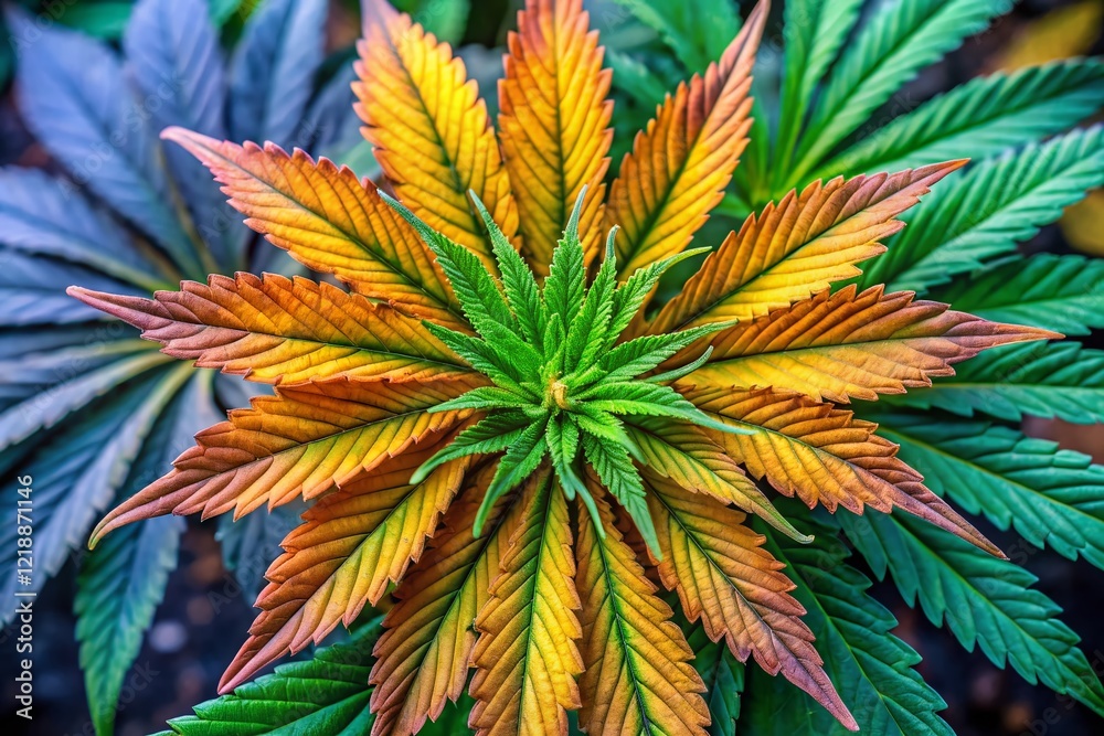 Cannabis Plant Health Issues - Wilting, Burning, Top View Cannabis Plant Health Issues - Wilting, Burning, Top View