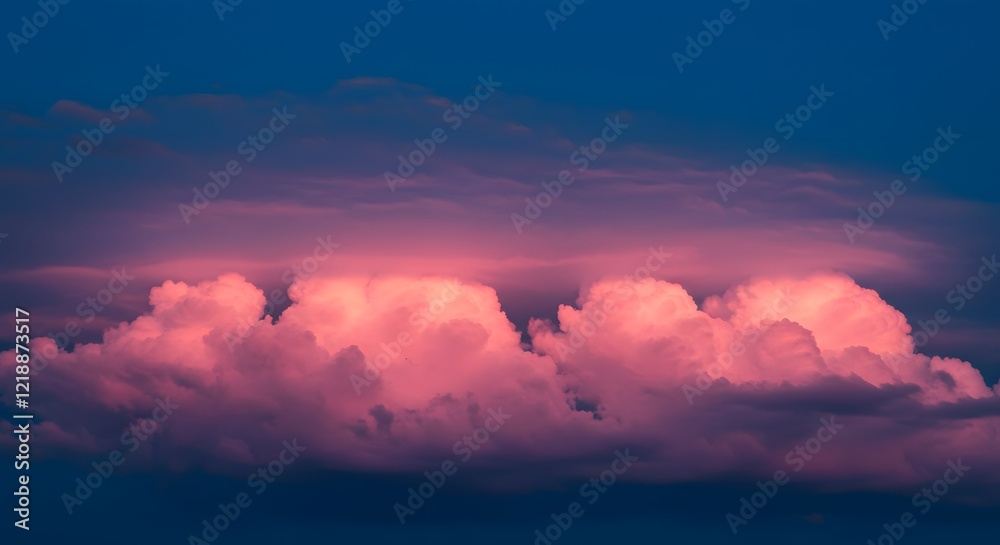 Naklejka premium blue sky and clouds