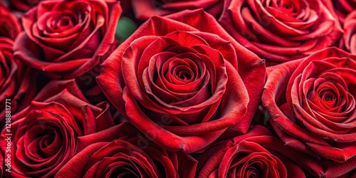 Close-up Red Roses Fashion Photography