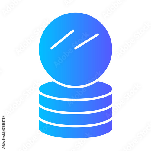 cotton pads gradient icon