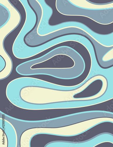 Abstract background with wavy lines. Banner and cover for your design.