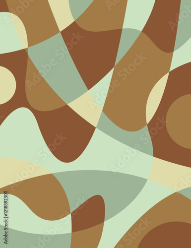 Abstract background with wavy lines. Banner and cover for your design.