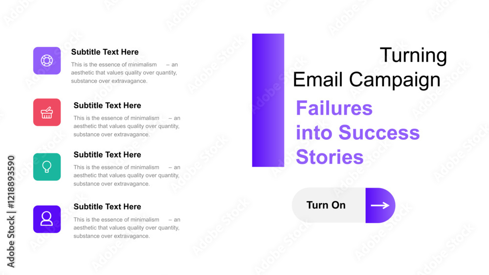 Obraz premium Finance Plan Presentation Layout