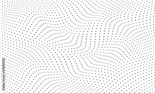 abstract trendy modern polka dot wave pattern perfect for background.