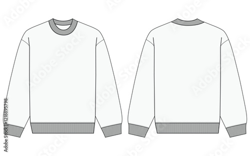 women oversized Sweatshirt design vector illustration design