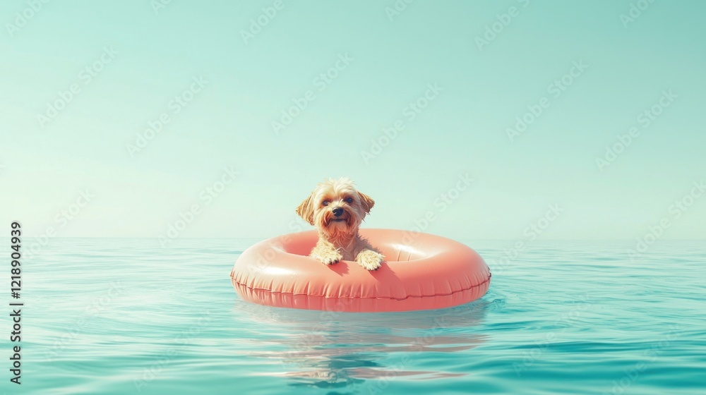 Relaxing Dog Enjoying Summer by the Sea Relaxing Dog Enjoying Summer by the Sea
