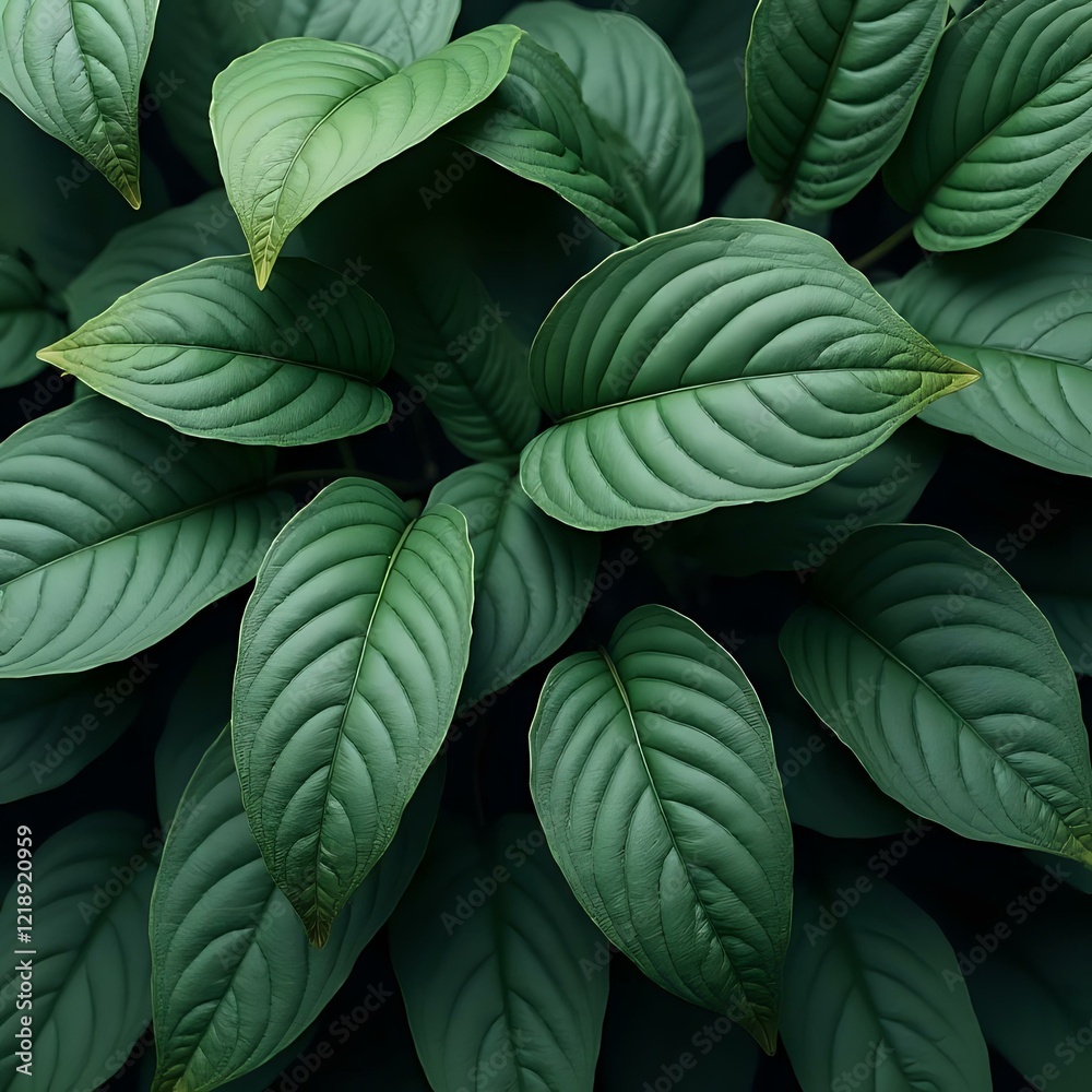 custom made wallpaper toronto digitalLush Green Foliage