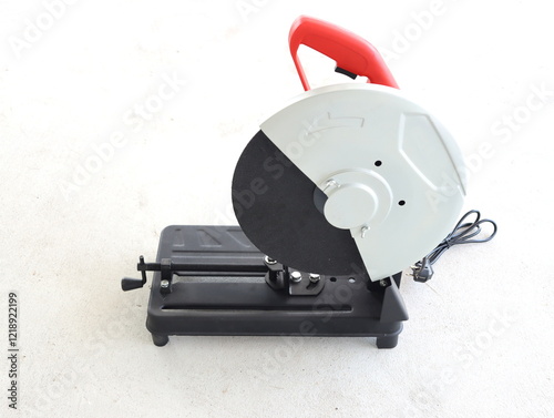  A new fiber to cut steel  isolated on a white background