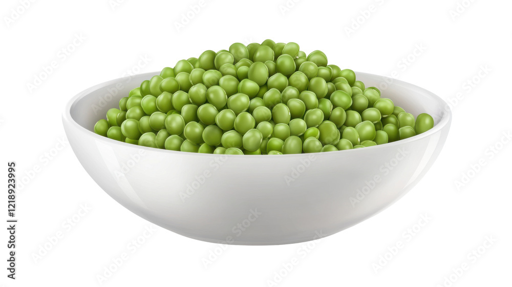 bowl of green peas isolated on white background bowl of green peas isolated on white background