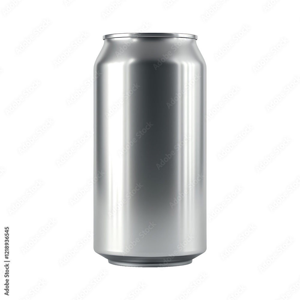 Metallic Blank Aluminum Can on transparent Background for Product Mockups Metallic Blank Aluminum Can on transparent Background for Product Mockups