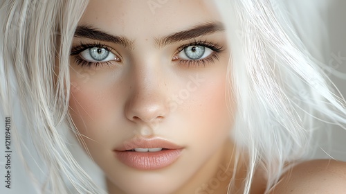 Stunning model lively fashion sleek fit commanding crisp white setting Ultra-Realistic Photo Realistic highly detailed 