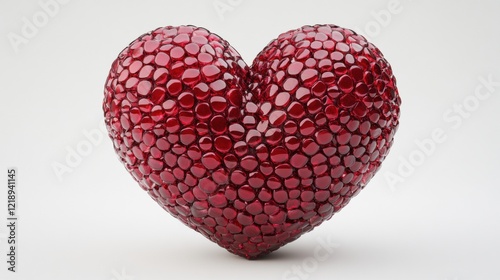 Red Glass Heart