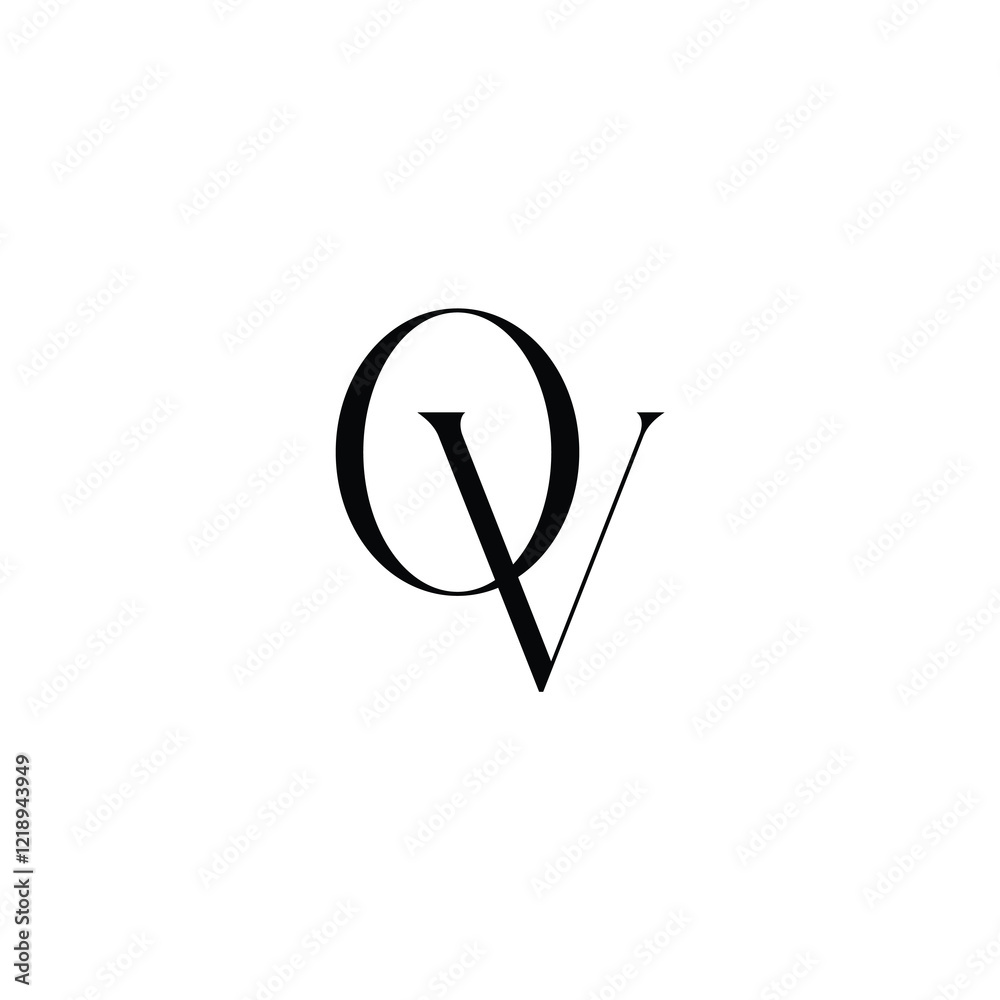 OV monogram logo design letter text name symbol monochrome logotype alphabet character simple logo OV monogram logo design letter text name symbol monochrome logotype alphabet character simple logo