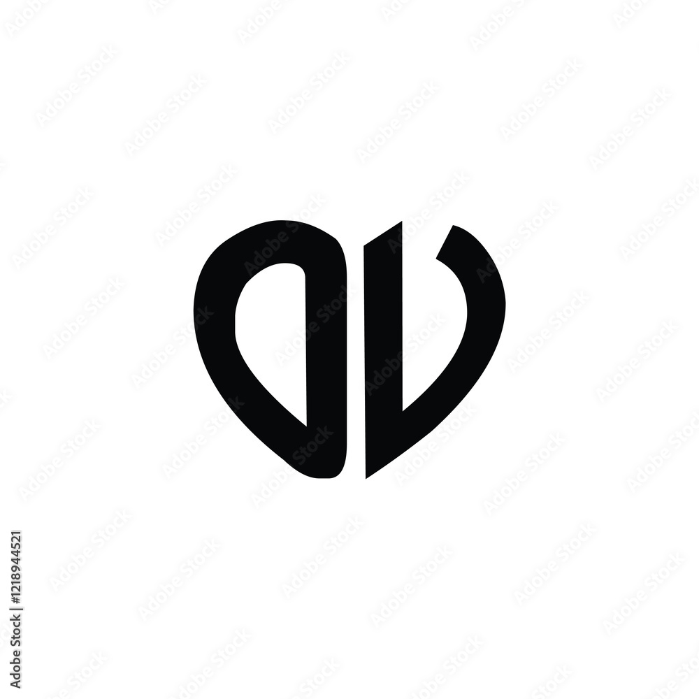 OV monogram logo design letter text name symbol monochrome logotype alphabet character simple logo OV monogram logo design letter text name symbol monochrome logotype alphabet character simple logo