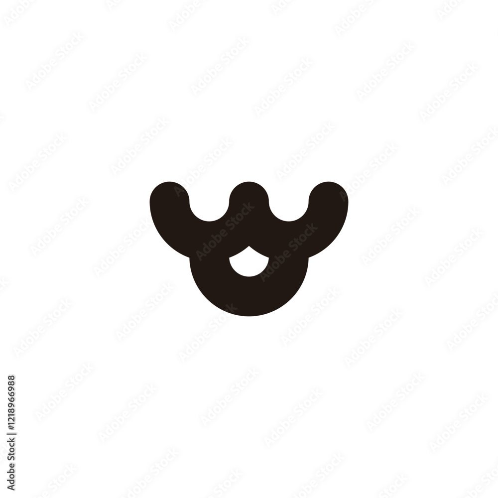 crown geometric symbol simple logo vector crown geometric symbol simple logo vector