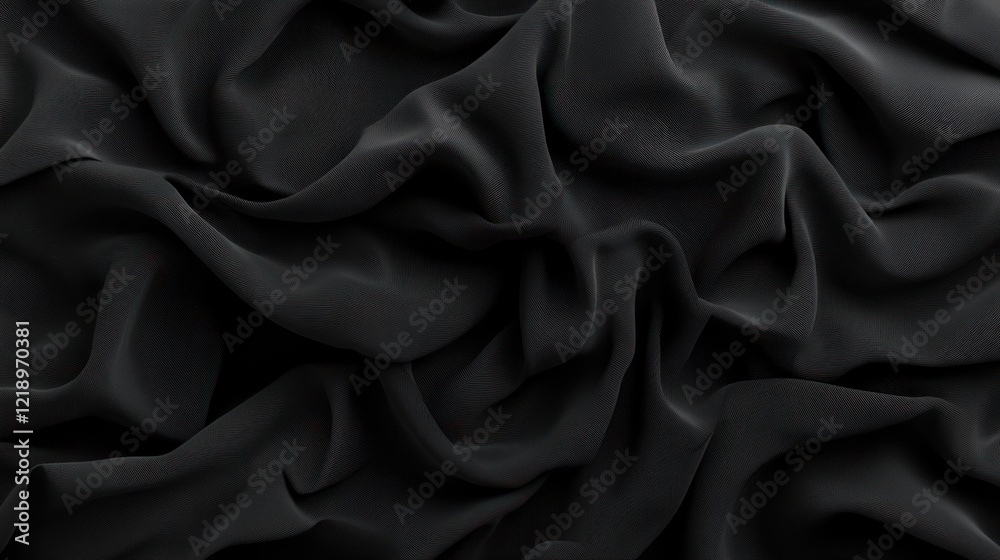 Fototapeta premium Black Fabric Texture