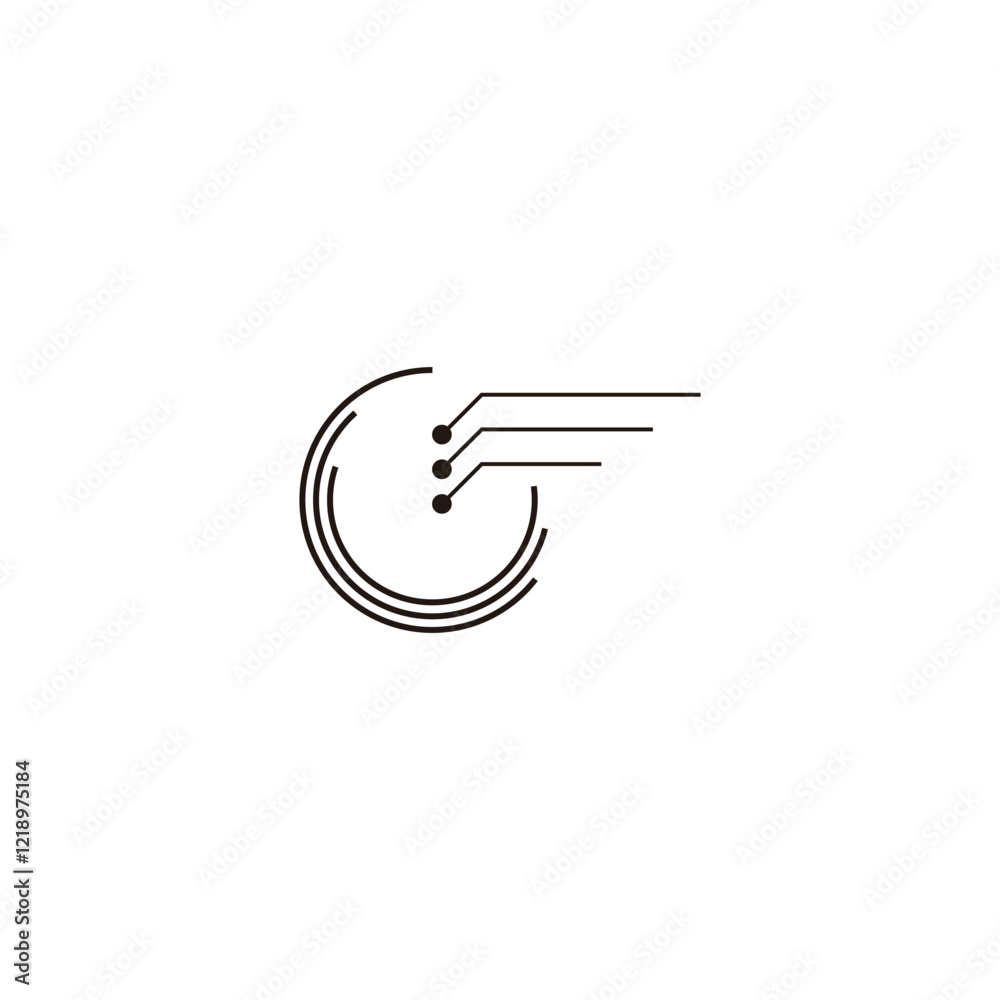 Technology, modern, digital geometric symbol simple logo vector Technology, modern, digital geometric symbol simple logo vector