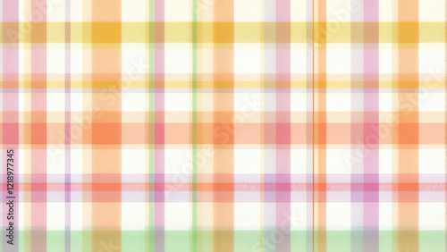Background with a multicolored geometric checkerboard pattern in yellow, orange, purple, and green, ideal for Easter gift paper and fabric designs