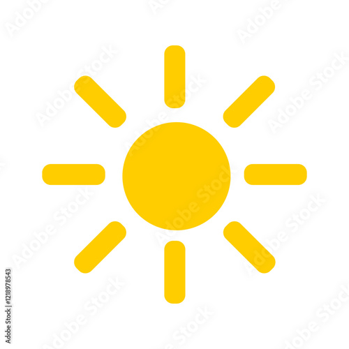 Colorful Weather Flat Solid Vector Icon Forecasting Graphic Symbol