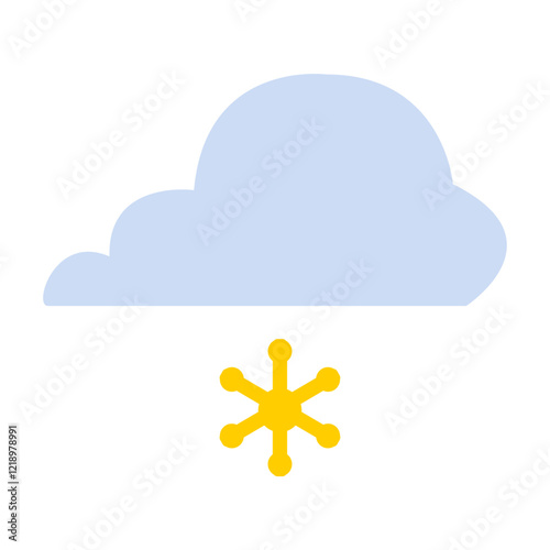 Colorful Weather Flat Solid Vector Icon Forecasting Graphic Symbol