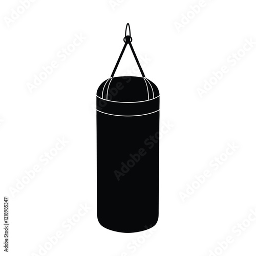 A punching bag vector illustration