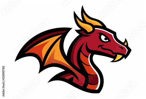 Wallpaper Mural black dragon tattoo Torontodigital.ca