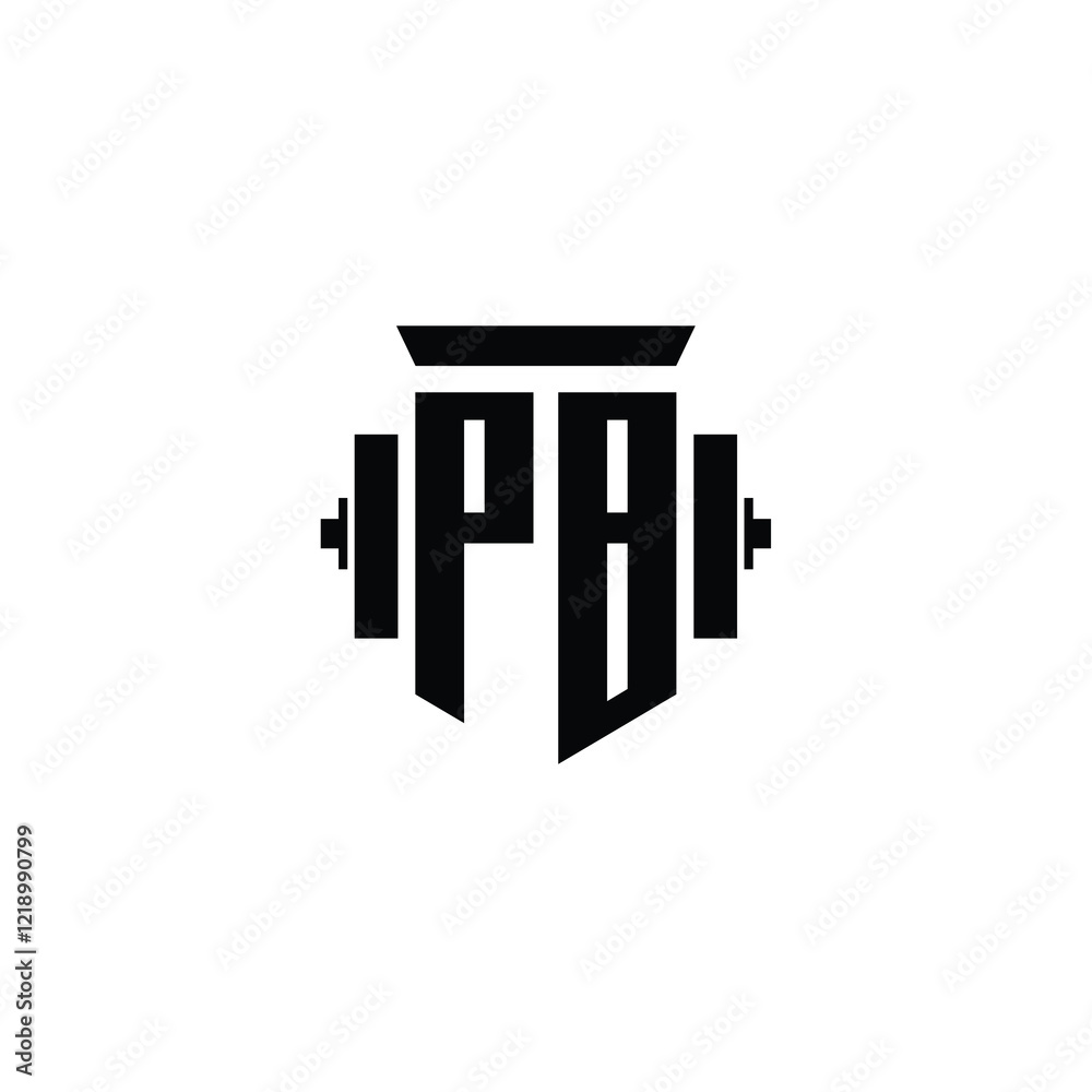 PB monogram logo design letter text name symbol monochrome logotype alphabet character simple logo PB monogram logo design letter text name symbol monochrome logotype alphabet character simple logo