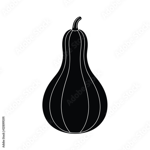 A squash vector illustration