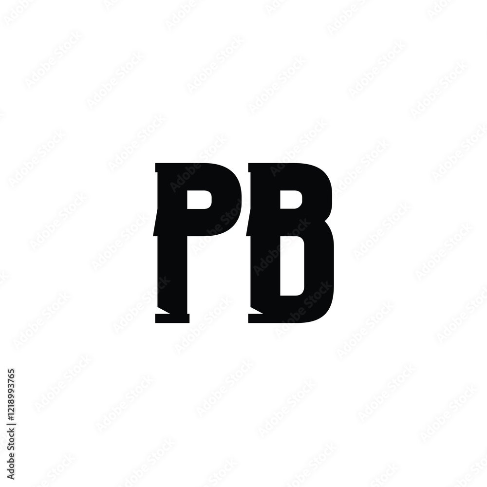 PB monogram logo design letter text name symbol monochrome logotype alphabet character simple logo PB monogram logo design letter text name symbol monochrome logotype alphabet character simple logo