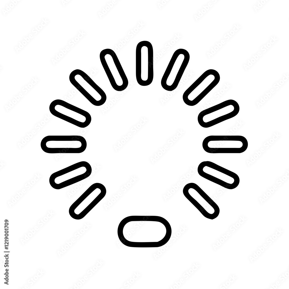 simple black loading spinner icon simple black loading spinner icon