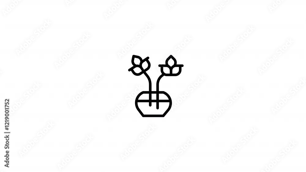flowers Animated Icon With Alpha flowers Animated Icon With Alpha