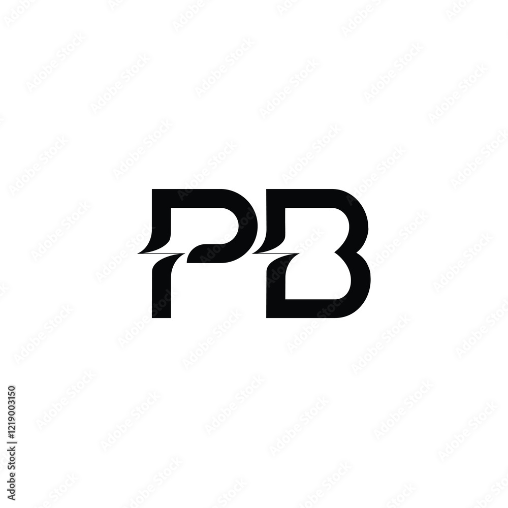 PB monogram logo design letter text name symbol monochrome logotype alphabet character simple logo PB monogram logo design letter text name symbol monochrome logotype alphabet character simple logo