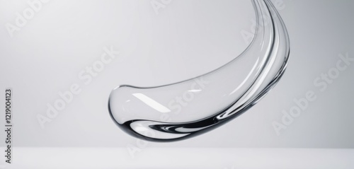 Abstract liquid mold in gray color for the background